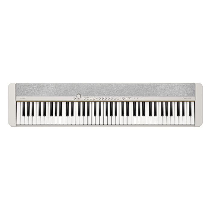 CASIOTONE CT-S1-76WE 76 Tuş Piyano Stili Hassasiyetli Standart Beyaz Org (Adaptör Dahil)